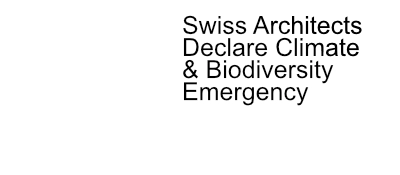 Image of Logo Swiss Architects Declare Climate & Biodiversity Emergency